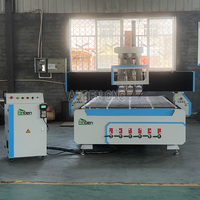 Routeur CNC ANBEN ATC 1530, refroidissement par air, double broche, système de contrôle DSP, machine à travailler le bois 9kw