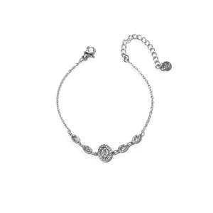 Pulsera de Cristal, Acero Inoxidable 316L, Chapado en Oro PVD, Joyería Sostenible y Resistente para Mujer - Product Image 1