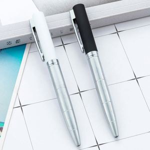 Wholesale Spray-Coated Metal Ballpoint With Custom Logo Twist-Action Black Business Hotel Promotional Gift <b>Pens</b> - Product Image 1