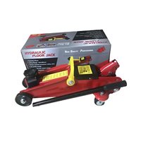 Cric de service hydraulique 2T portable avec fonction de décompression lente et mallette de transport moulée par soufflage
