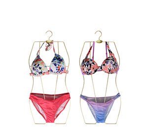 Bền Bikini hiển thị móc một mảnh đồ lót móc áo Chrome kim loại cửa hàng quần áo lịch thi đấu mỏng bán lẻ đứng giá - Product Image 2