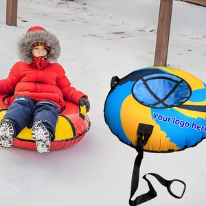 Tubo de Nieve Inflable de PVC, Anillo de Nieve Inflable de PVC para Toboganes, Resistente, con Cubierta de Lona Premium, para Niños y Adultos - Product Image 2