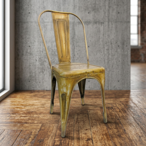 Modern Industrial Traditional Eco-Friendly Durable Dining <b>Chair</b> Rusty <b>Painted</b> Iron Metal Home Hotel Villa Antique Wholesale - Product Image 2