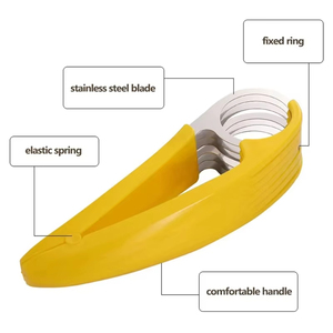 Kitchen Manual Banana Slicer Sausage Chopper Stainless Steel <b>Cucumber</b> Salad <b>Cutter</b> Fruit Vegetable Food Processors Cooking Tools - Product Image 3