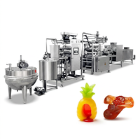 Ligne de production complète et à grande échelle de machines à fabriquer des bonbons gélifiés, des bonbons mous et des bonbons sucrés à la gélatine, très demandée