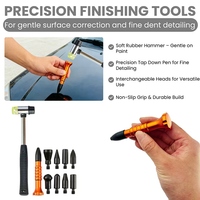 Kit de Reparación de Abolladuras sin Pintura para Automóviles con Martillo Deslizante de Aluminio y Herramientas de Barra en T para Abolladuras de Carrocería