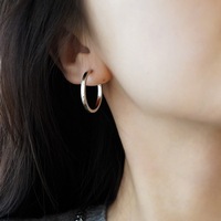 Pendientes de Aro con Círculos Geométricos, Joyería de Moda para Mujer, Uso Diario, Regalo para Fiesta o Boda, Estilo Minimalista Moderno