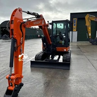 Mini-excavatrice hydraulique d'occasion d'origine japonaise Hitachi Zx55U 5,5 tonnes de haute qualité à vendre