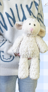 Peluche Personalizzato a Forma di Pecora, Decorazioni <span class=keywords><strong>in</strong></span> Peluche di Agnello, Giocattoli di <span class=keywords><strong>Pecore</strong></span> Bianche, <span class=keywords><strong>Regalo</strong></span> per Bambini e Bambine - Product Image 4
