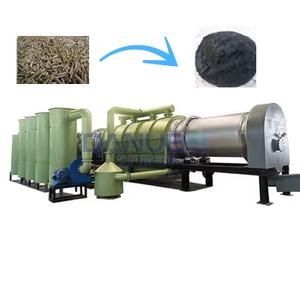 Four rotatif de carbonisation de coques de palmier OEM pour la production de charbon de bois - Product Image 1