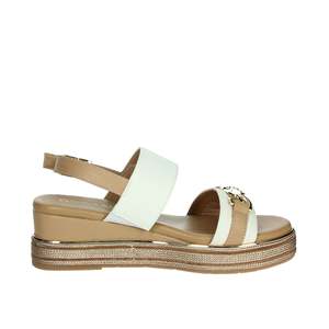Sandalias de Plataforma Donna Serena para Mujer, Modelo 165695DM, Cuero Negro, Estilo Veraniego - Product Image 4