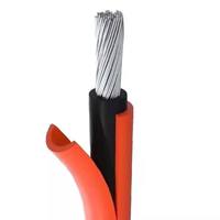 Cable solar fotovoltaico XLPE/XLPO de 2.5mm2 4mm2 6mm2 para panel solar, cable solar de 2.5mm2