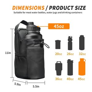 Proveedor de Fábrica, Nuevo Diseño Personalizado, Bolsa de Gimnasio Magnética de Liberación Rápida para Hidratación con Porta Botella de Agua - Product Image 2