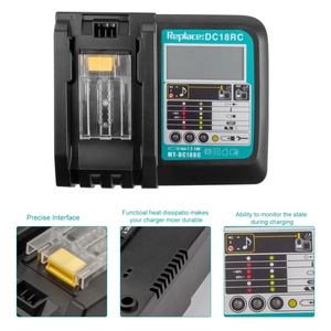 Dc18rc Dc18ra herramientas eléctricas rápidas Li Io 18V cargador de batería de taladro 14,4 volt-18volt para MK Bl1820 <span class=keywords><strong>Bl1820b</strong></span> Bl1825 Bl1830 Bl1830b - Product Image 3