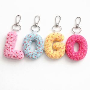 Llavero Bordado con Marca y Fuente Personalizada, Ideal para Regalos Corporativos, Artículos Promocionales y Marketing Empresarial - Product Image 1
