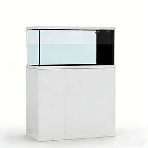 Aquarium de bureau écologique <span class=keywords><strong>BrightStar</strong></span> 2025 avec filtre autonettoyant avancé et design à débordement latéral pour poissons de compagnie - Product Image 1