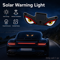 Lumière ambiante LED sans fil pour voiture, recharge solaire, lumière décorative œil de démon pour fenêtre de véhicule