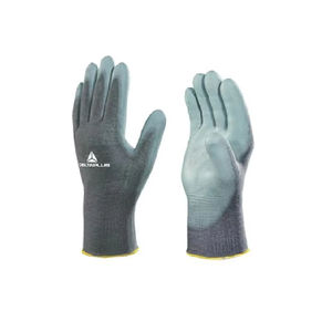 Cut resistant anti slip safety <b>gloves</b> VE702PG industrial grade waterproof polyurethane coating ambidextrous strong protection - Product Image 6