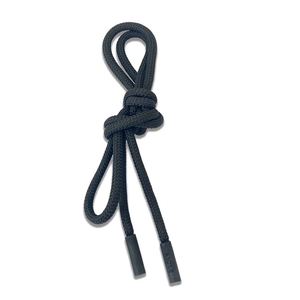 Wholesale Custom Nylon Polyester Polypropylene PP Woven Shoe Leash Solid Color Zipper <b>Braided</b> Rope for Bags Garments - Product Image 1