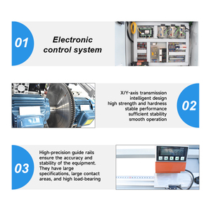 Machine de découpe CNC à double tête haute précision pour fenêtres en aluminium à 45 degrés, fabriquée par JUNDE Factory (OEM/ODM), avec système de contrôle PLC - Product Image 4
