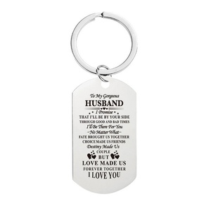 Llavero Personalizado de Metal para Parejas y Familias, Sublimable, Ligero, Venta al Por Mayor - Product Image 5