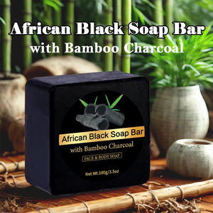 Venta al por mayor Etiqueta Privada jabón carbón piel blanquear jabón hecho a mano Natural negro africano orgánico blanquear jabón - Product Image 2