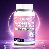 Capsules Probiotiques Véganes OEM à la Canneberge pour la Santé Intestinale des Femmes Adultes – Soin Quotidien