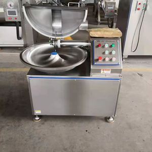 Couteuse à viande automatique 5L-80L pour la préparation <span class=keywords><strong>de</strong></span> pâté français, pâte <span class=keywords><strong>de</strong></span> <span class=keywords><strong>foie</strong></span> et boue <span class=keywords><strong>de</strong></span> viande, mélangeur émulsifiant haute vitesse - Product Image 3