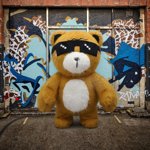 Costume gonflable de mascotte d'ours brun Aku personnalisable Costumes amusants d'animaux de dessin animé d'Halloween - Product Image 6