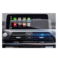 Pelindung layar 9H untuk BMW Series, lapisan pelindung GPS konsol kaca Tempered sentuh antiledakan layar tampilan navigasi