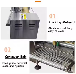Máquina Automática para Hacer Crepas y Pasteles en Capas con Motor, Acero Inoxidable de Grado Alimenticio, Alta Capacidad 200-300 piezas/hora - Product Image 2