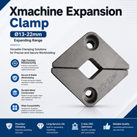 Penjepit Ekspansi Xhorse3D Xmachine 13-22mm untuk Mesin CNC 5 Axis, Perlengkapan Penahan Benda Kerja Presisi, Aksesori CNC Desktop