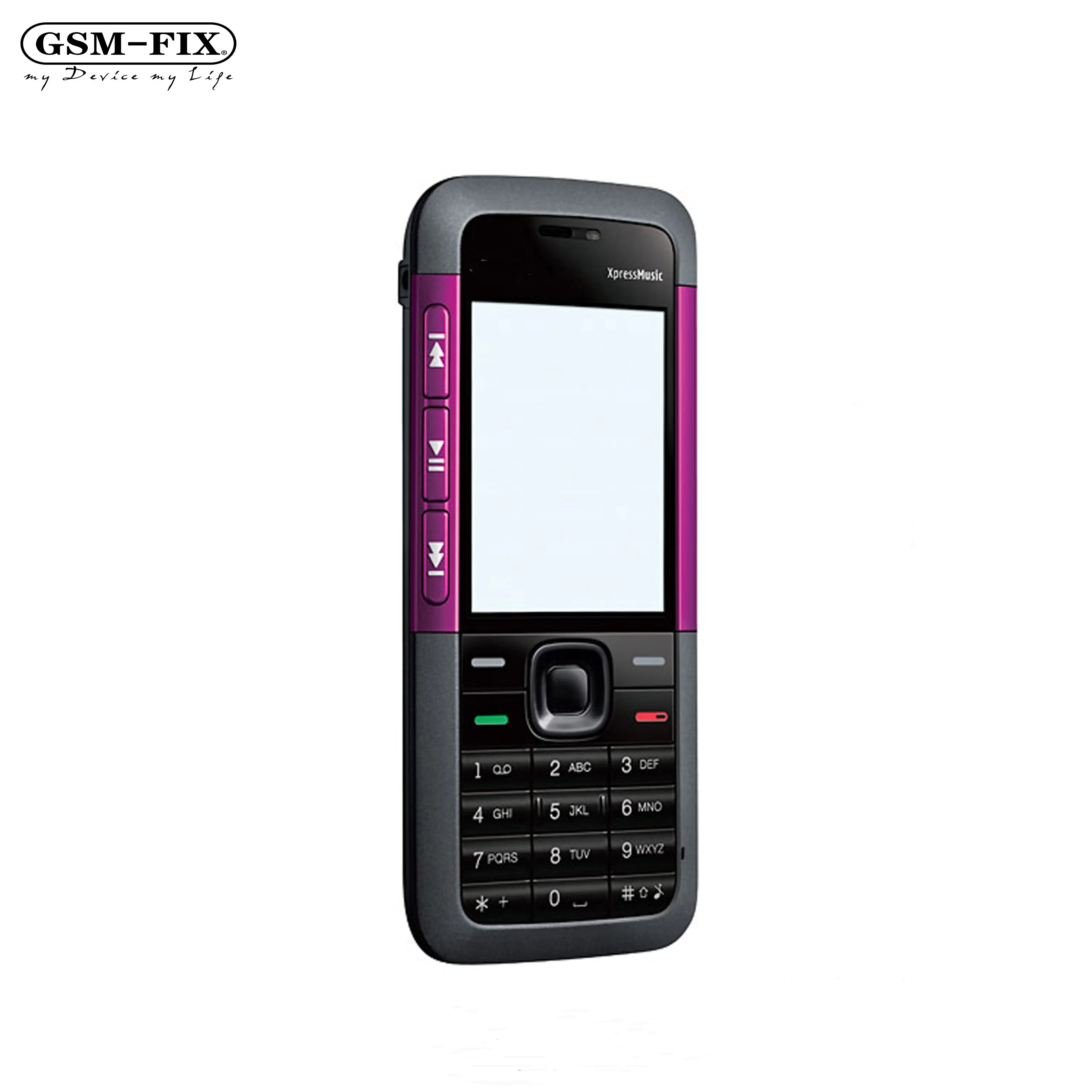 GSM-FIX मूल नोकिया 5310 XpressMusic के लिए 2 जी जीएसएम मोबाइल फोन 2.1 ''ब्लूटूथ 2MP MP3 प्लेयर हिब्रू/रूसी कीबोर्ड सेलफोन