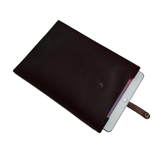 Genuine Leather Modern Travel Portfolio Padfolio with Tablet Sleeves Compatible with iPad Pro 10.5 & 10.2 for Documents