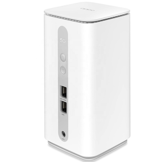 OPPO T1a 5G LTE Cat19 CPE Router AX1800 Hotspot with 4.07Gbps Speed WiFi6 Firewall VoIP VPN Sim Slot Unlocked Home Use Wired