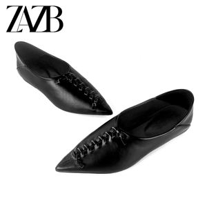 Zapatos ZAZB para <span class=keywords><strong>mujer</strong></span>, nuevos estilos, mocasines formales <span class=keywords><strong>de</strong></span> oficina para <span class=keywords><strong>mujer</strong></span>, zapatos <span class=keywords><strong>de</strong></span> tacón informales simples para <span class=keywords><strong>mujer</strong></span>, zapatos planos para <span class=keywords><strong>mujer</strong></span>, <span class=keywords><strong>oferta</strong></span> especial - Product Image 3