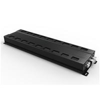 Amplificateur de puissance audio de voiture monobloc SHARK 3000W classe D, stable à 1 ohm, amplificateur de subwoofer avec contrôle de basses à distance, système stéréo