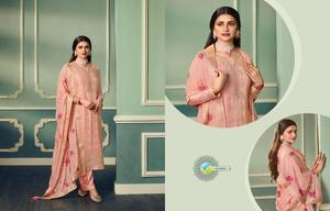 Heavy Rangoli Silk con bordado Work y 4 Side Jacquard Lecce Salwar Kameez Suit para mujer a precio de exportación - Product Image 3