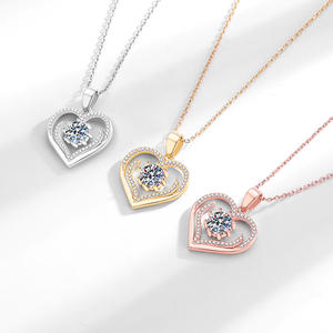 Nouveau Collier Cœur Luxe Léger Personnalisé 2026 avec Douze Pierres de Naissance pour Femme, Chaîne Figaro Plaqué Or, Pierre Principale Zircon Cuivre - Product Image 4