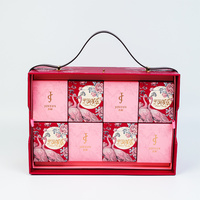 Boîte cadeau en papier biodégradable de qualité alimentaire, boîte à dessert portable, impression de logo personnalisé, achat en gros