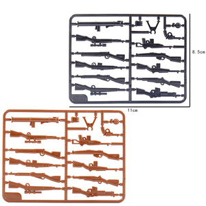 Set de Bloques de Construcción para Niños, Mini Paquete de Pistolas, Modelo de Soldado de la Segunda Guerra Mundial, Juguetes de Bloques de Plástico, Accesorios de Batalla - Product Image 1