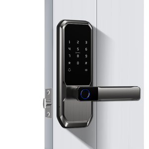 पीतल तुया ऐप के लिए एल्यूमीनियम मिश्र धातु स्मार्ट लॉक, घरेलू उपयोग के लिए क्लाउड आरएफआईडी अनलॉक फिंगरप्रिंट डिजिटल डेडबोल्ट - Product Image 1