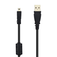 Cable de datos y carga USB para cámara Nikon UC-E6, 1M, 1,5 M, 8 pines, 1, M, 2, 2, 3, 3, 1 PIN