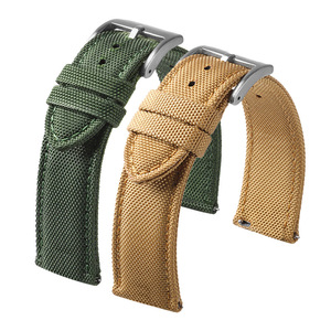 Trendybay Boucle de déployement à ardillon en acier inoxydable pour bracelet de montre, avec trou de fixation, 20mm 22mm, universelle - Product Image 1
