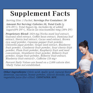 Poudre de perte de poids de marque privée boisson feuille de stévia supplément d'extrait de grain de café stimule le métabolisme pour les femmes poudre amincissante - Product Image 2