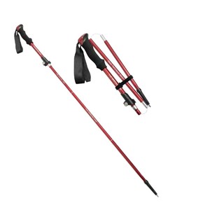 Bastones de Trekking Plegables de Aleación de Aluminio, 5 Secciones, Plegables, Equipo de Senderismo al Aire Libre, Bastones para Caminar - Product Image 4