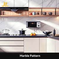 Carrelage mural autocollant en marbre de luxe - Panneau mural de cuisine auto-adhésif