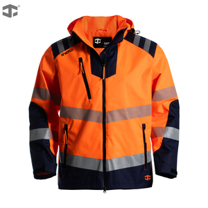 Combinaison de travail de sécurité pour hommes JIADE WorkPro Series, résistante à l'eau, grandes poches, travaux routiers, secours d'urgence, chantier de construction - Product Image 6