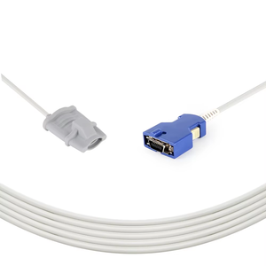 Tương Thích Cho <span class=keywords><strong>Mindray</strong></span> Accutor V Tái Sử Dụng Trực Tiếp Kết Nối Dành Cho Người Lớn Ngón Tay Mềm Tip Spo2 Cảm Biến Accutorr Cộng Với Spo2 Thăm Dò - Product Image 1