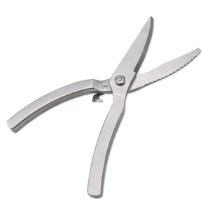 Stainless Steel Kitchen Shears Straight Head Multi Functional For Meat Fish Bone Cutting Home Use - Product Image 2